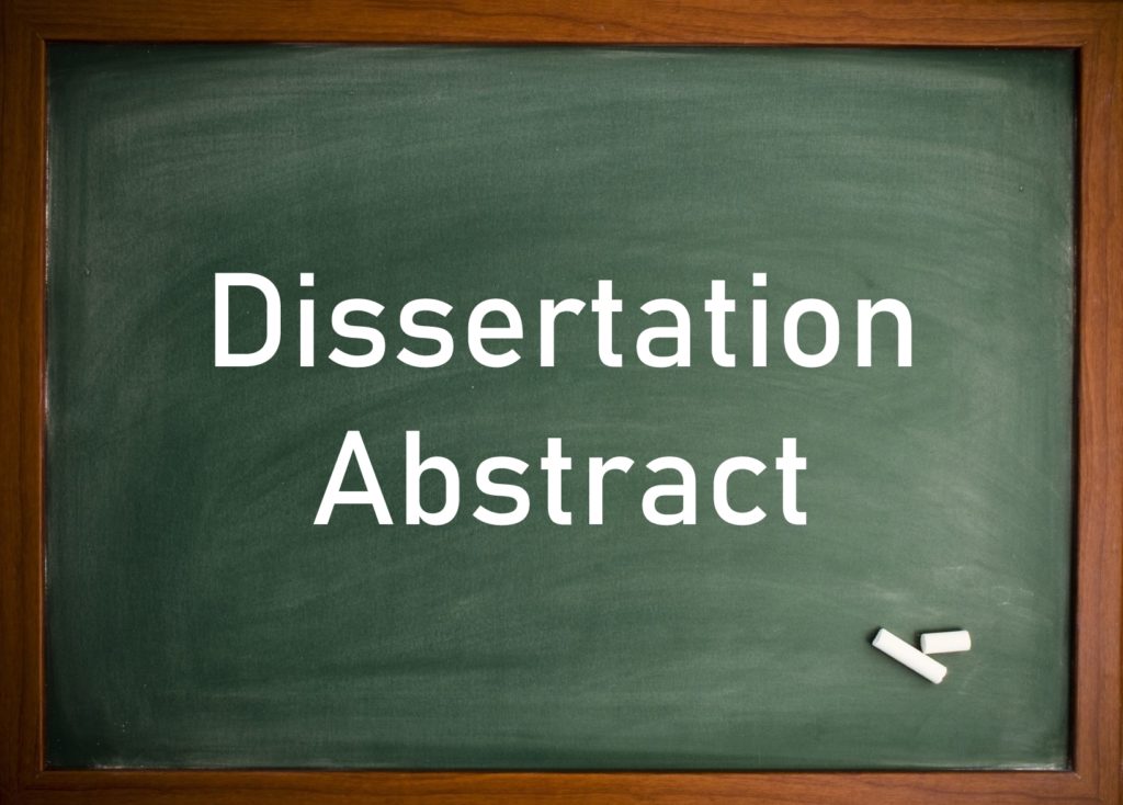 sample abstract in dissertation