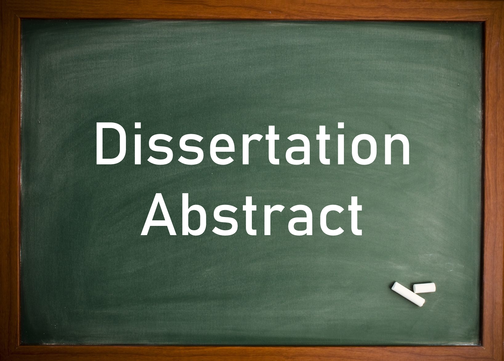 abstract for dissertation proposal
