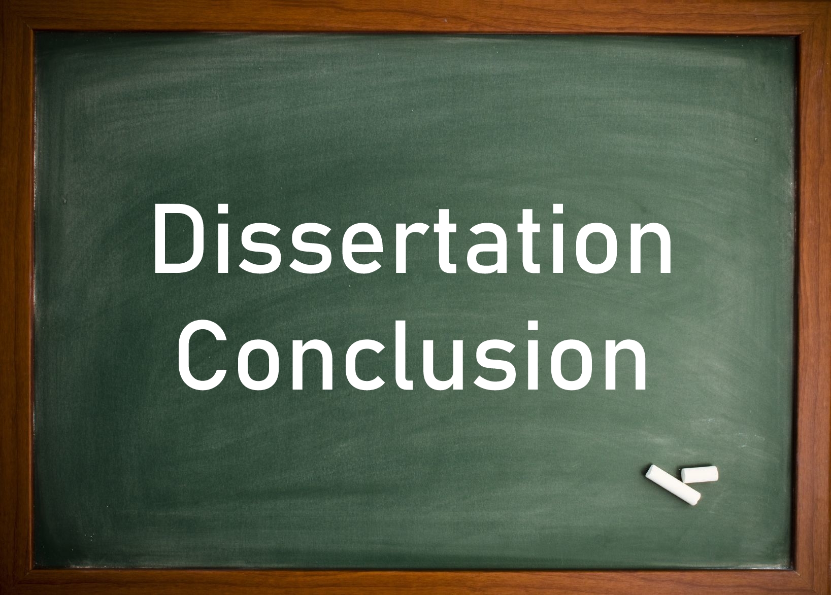 a dissertation conclusion