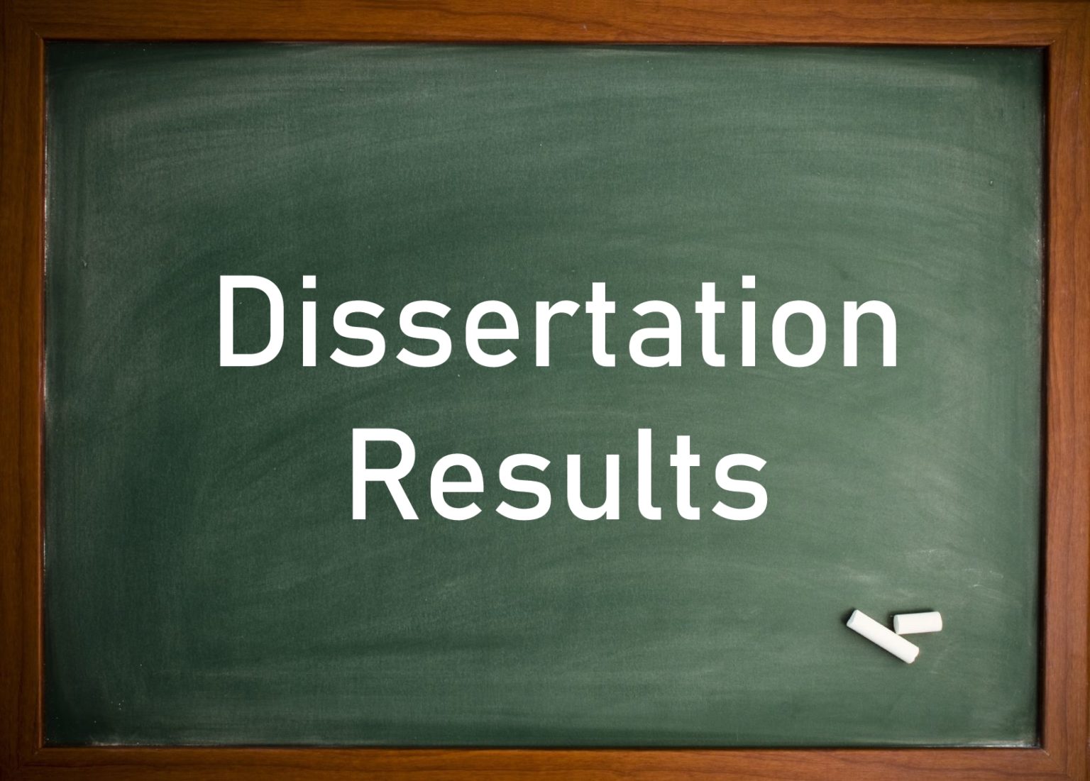 results section in dissertation